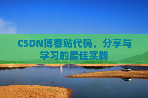 CSDN博客贴代码，分享与学习的最佳实践